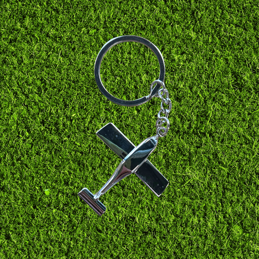 Metal Plane Cleveland Air Show Keychain