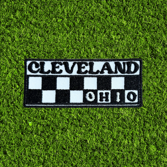 Cleveland Ohio Check Sew On Patch