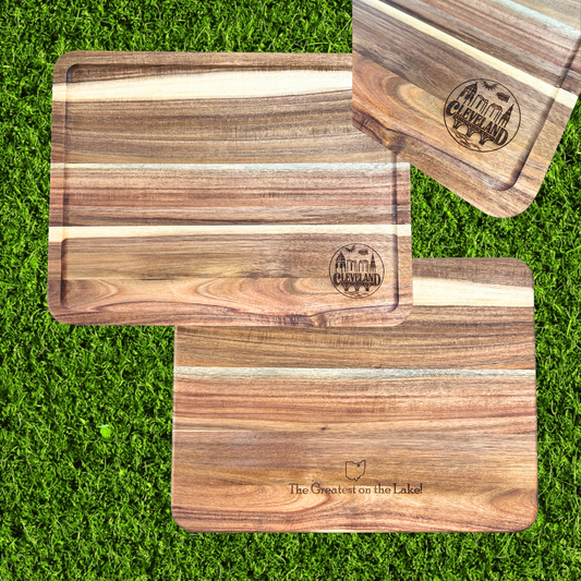Engraved Cleveland Cutting Board