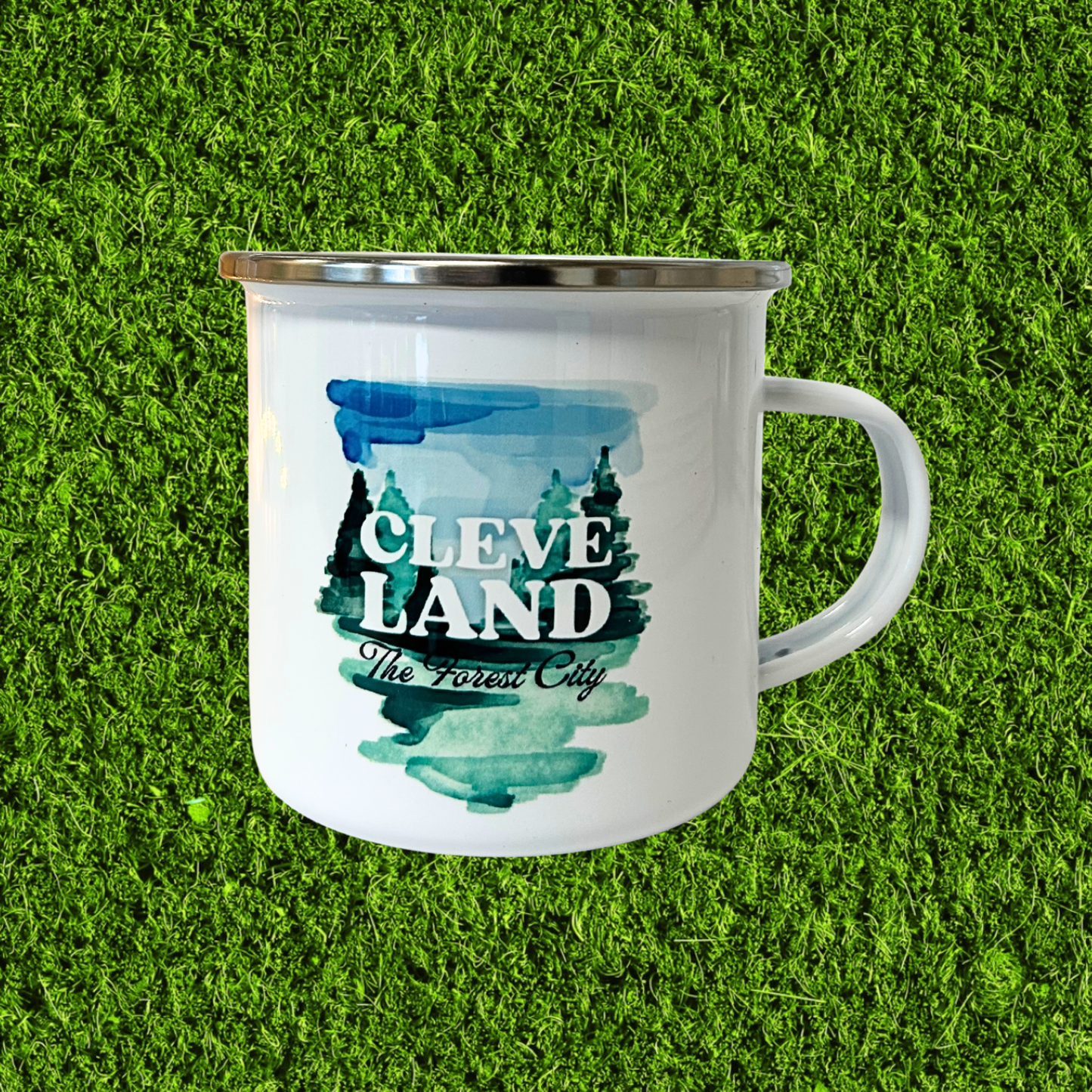 The Forest City Stainless Steel Camper Mug