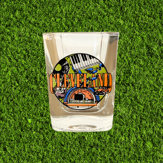 Vintage Cleveland Home of Rock n' Roll Shot Glass