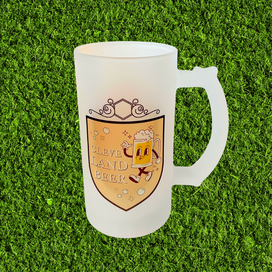Walking Beer Frosted Pint Beer Stein