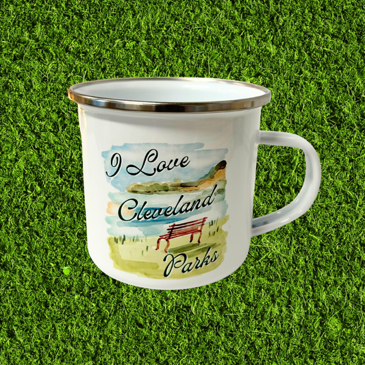 I Love Cleveland Parks Stainless Steel Camper Mug