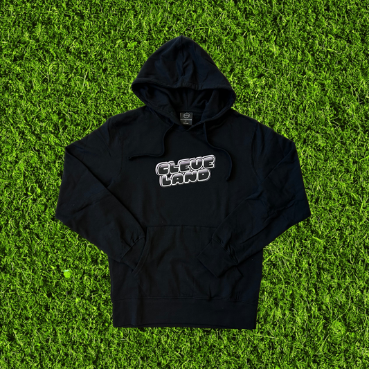Men's Bubble Cleveland Black Hoodie