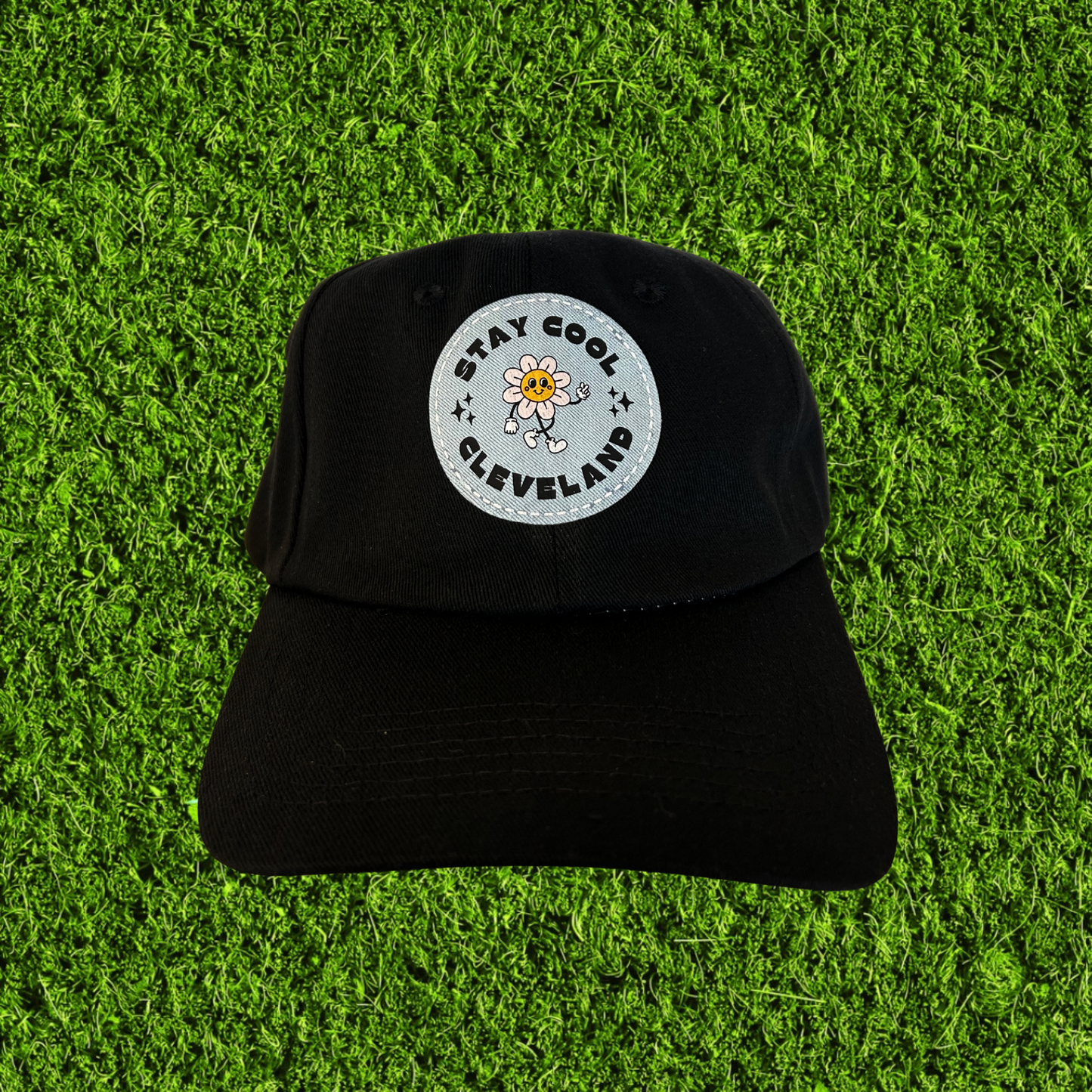 Black Stay Cool Cleveland Hat