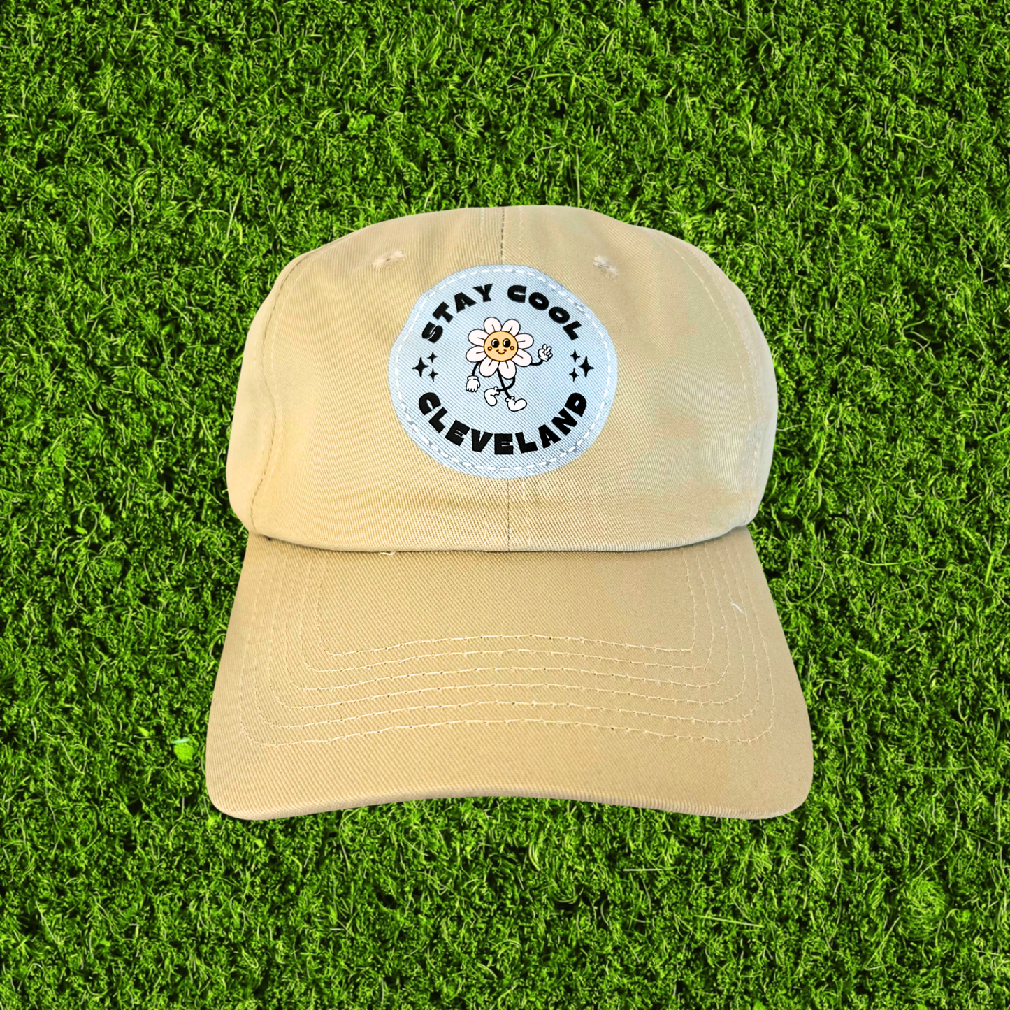 Khaki Stay Cool Cleveland Hat