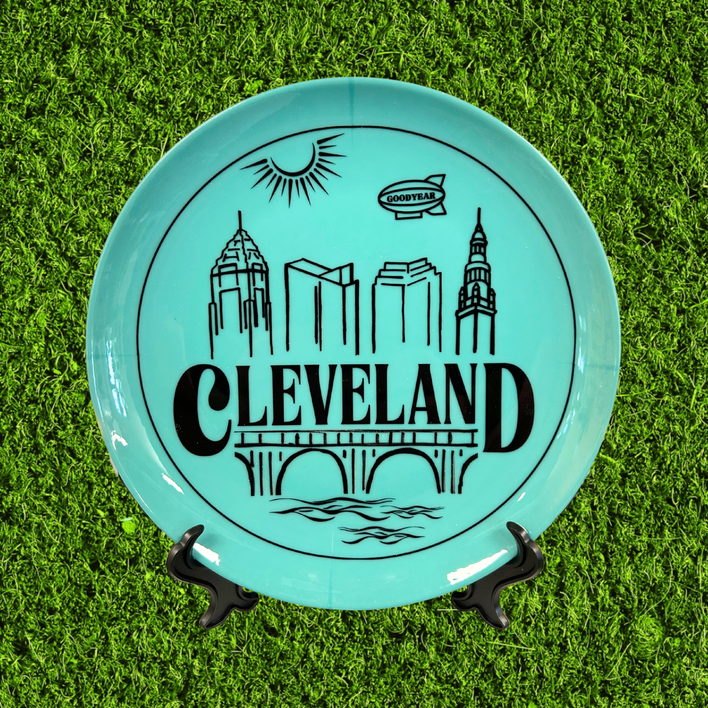 Cityscape 8in Ceramic Plate