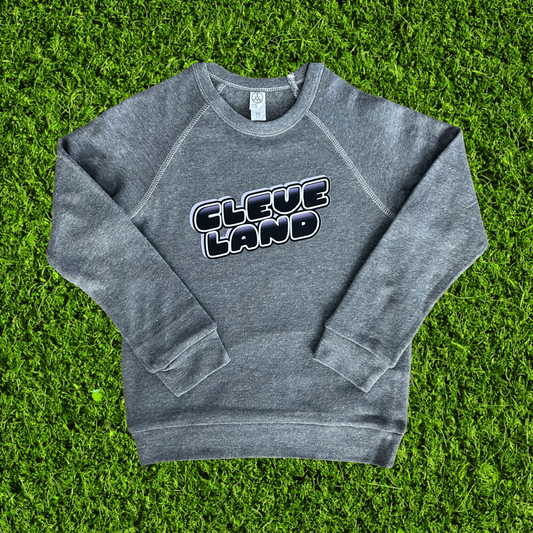 Youth Bubble Cleveland Grey Sweatshirt