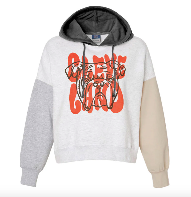 Cleveland Dawg Cropped Hoodie
