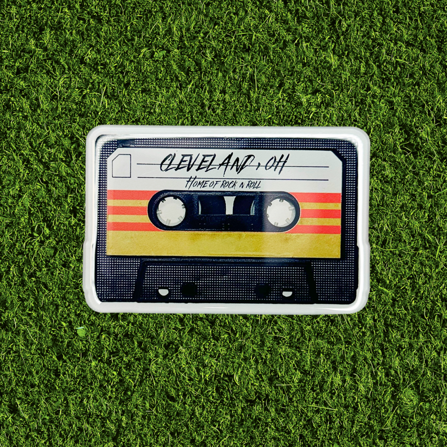 Home of Rock Cassette Tape Acrylic Magnet