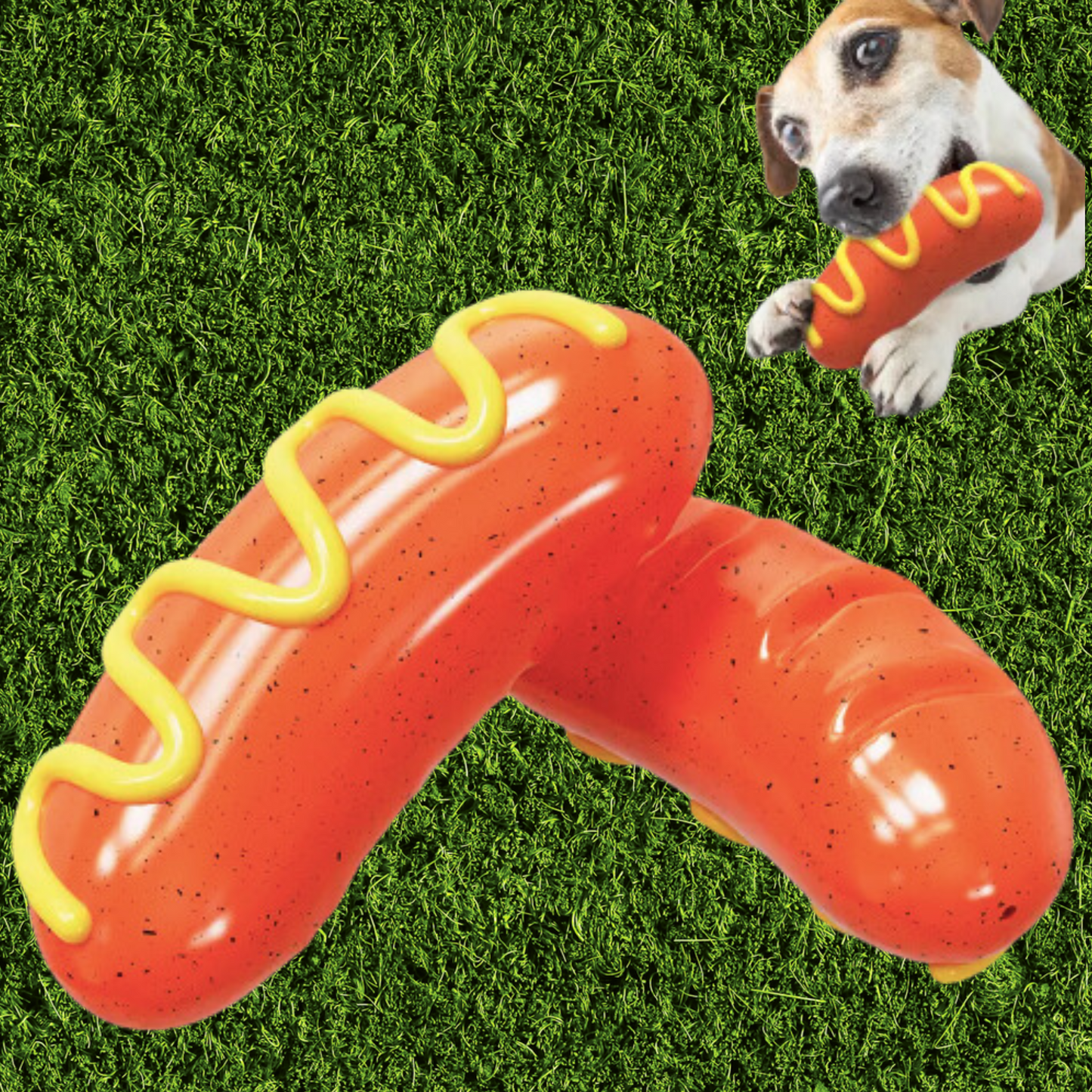 Kielbasa is Life Squeaky Dog Toy