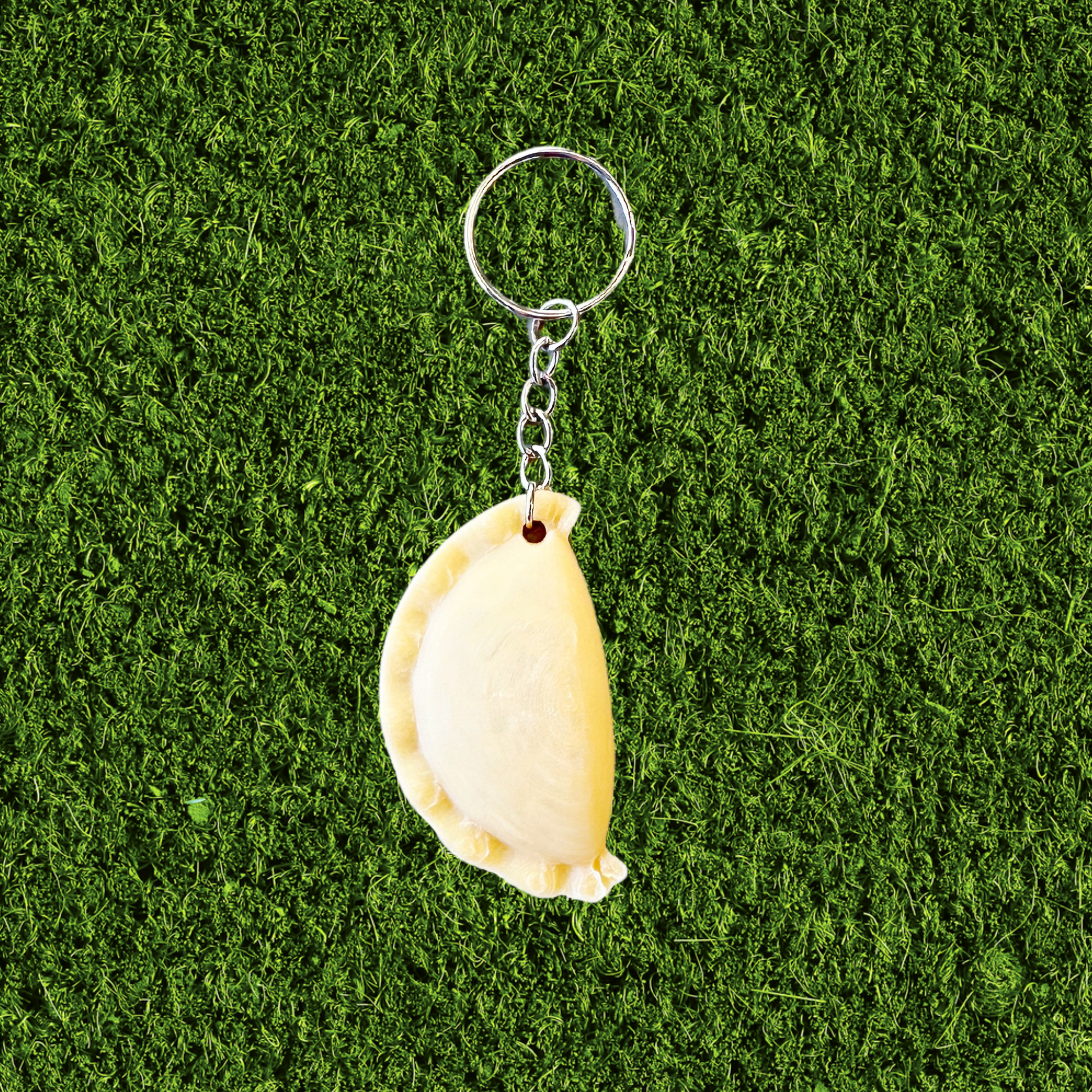 pierogi dumpling keychain