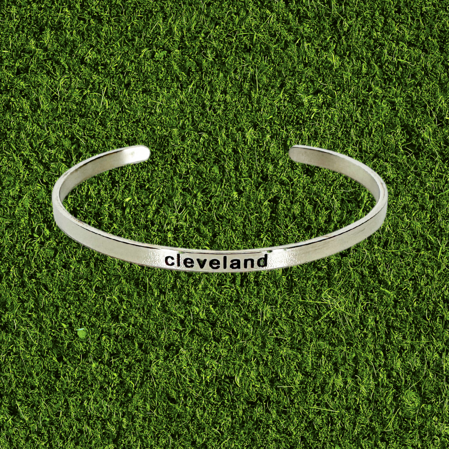 Stainless Steel & Enamel Cleveland Bangle