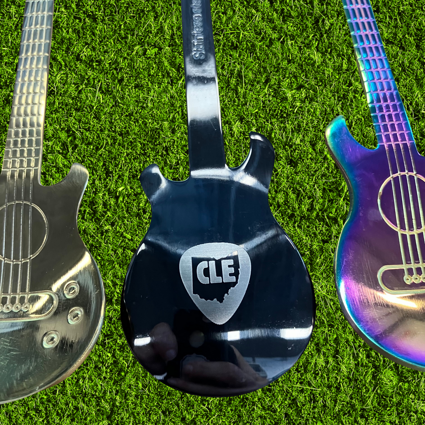 Stainless Steel Guitar Spoons