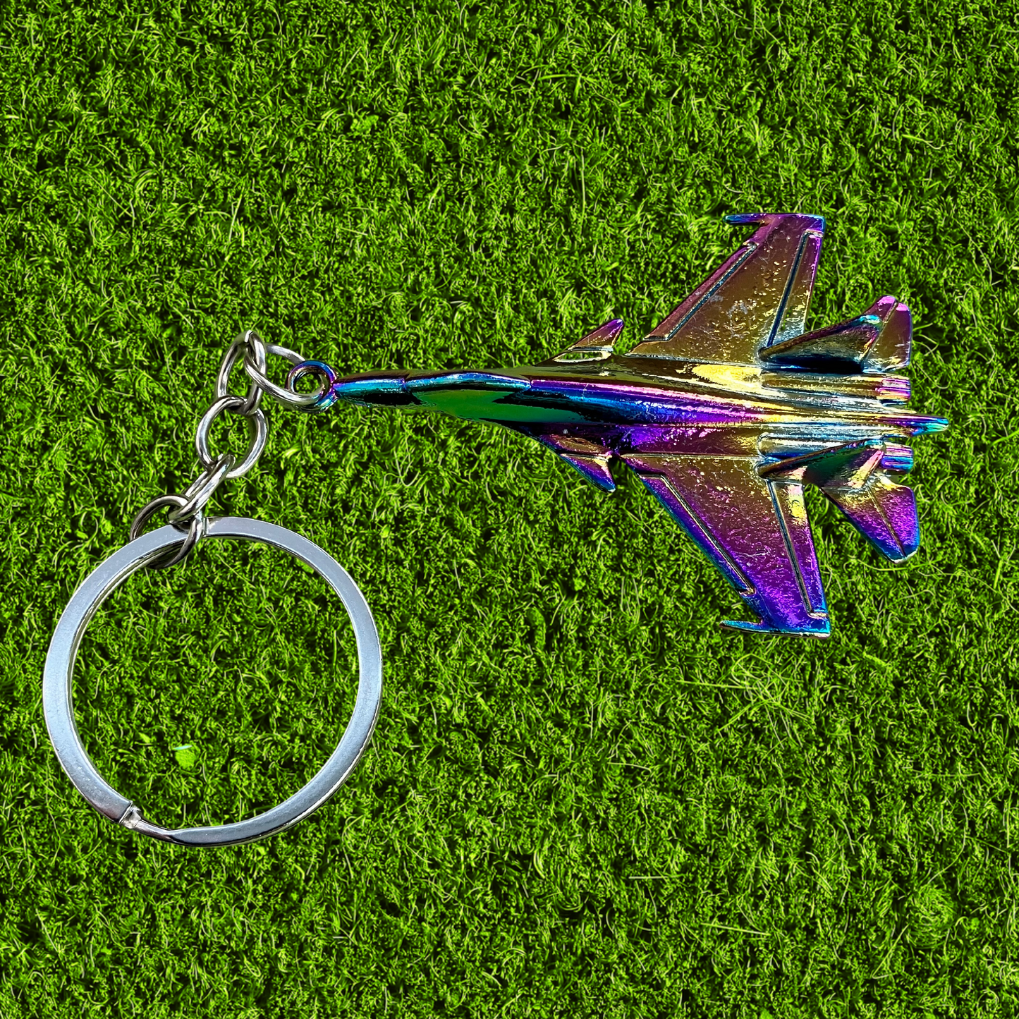 Fighter Jet Cleveland Air Show Keychain