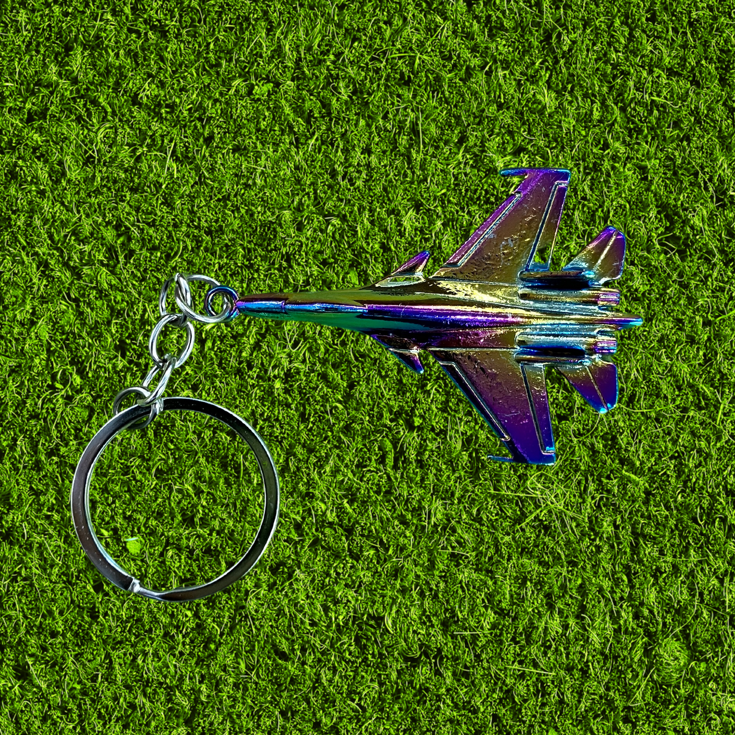 Fighter Jet Cleveland Air Show Keychain