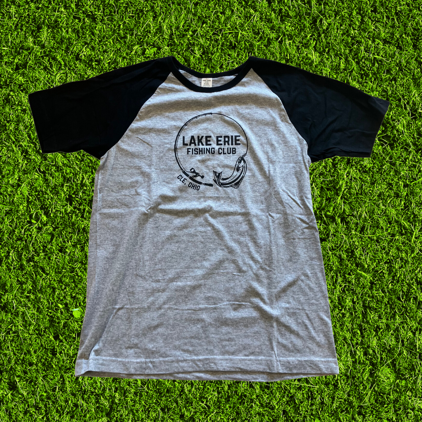 Men's Lake Erie Fishing Club Raglan T