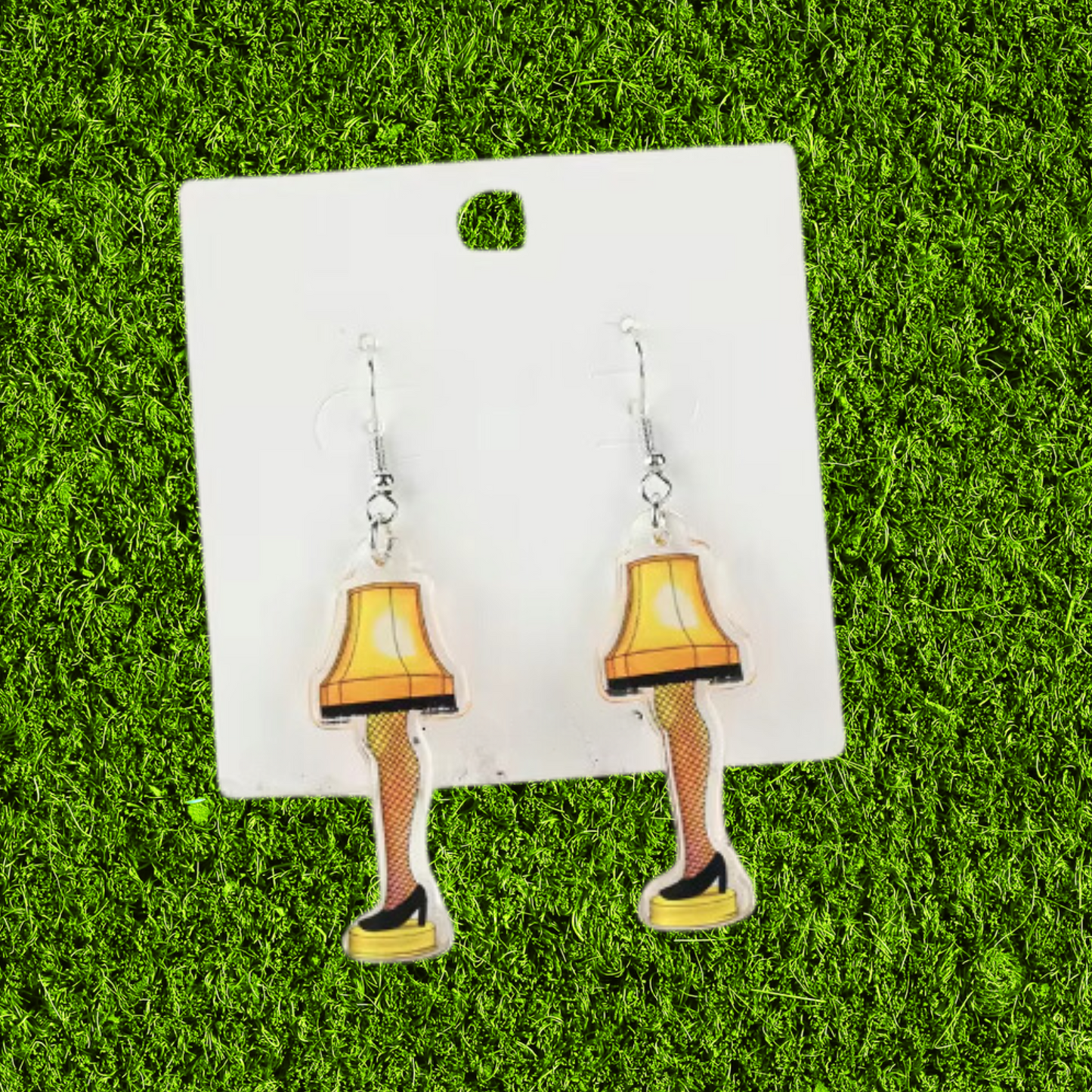 Leg Lamp Dangle Earrings