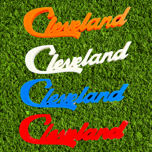 Cleveland Script Magnet