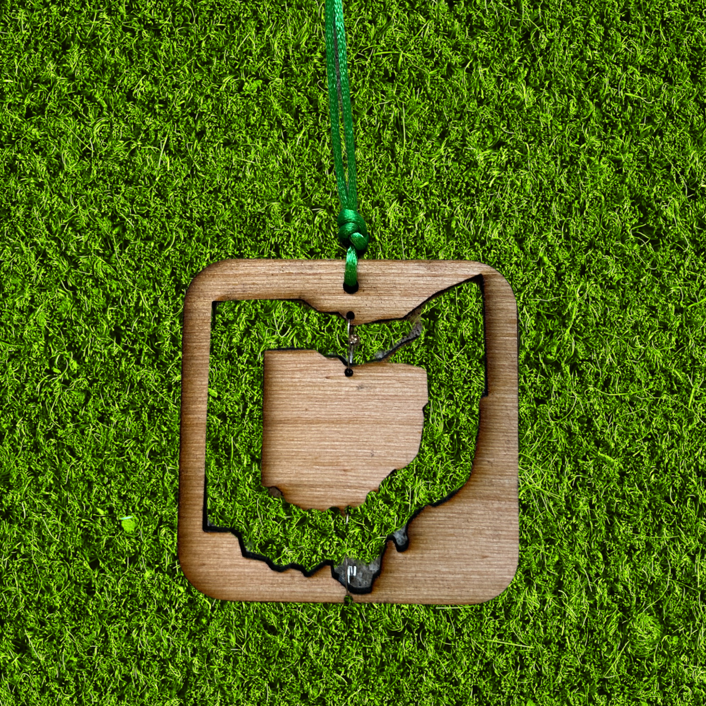 Cut Out Wooden Ohio Ornaments