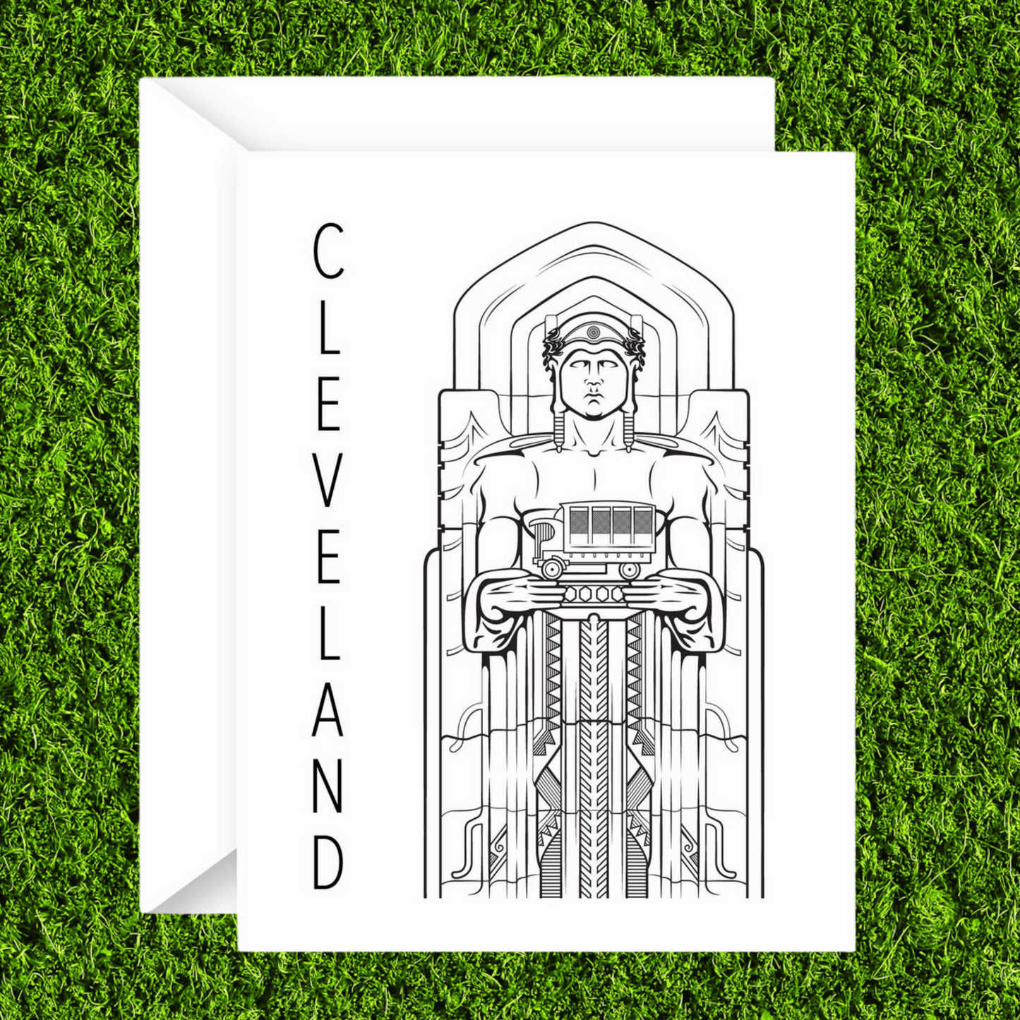 Cleveland Guardian Greeting Card