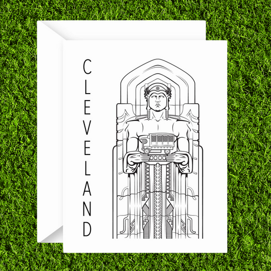 Cleveland Guardian Greeting Card