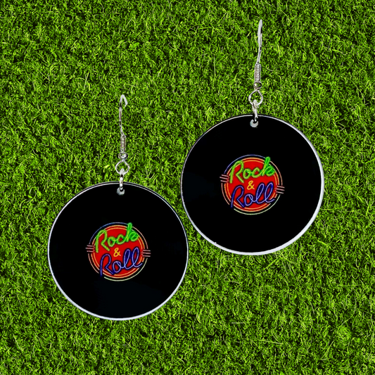 Rock & Roll Record Earrings