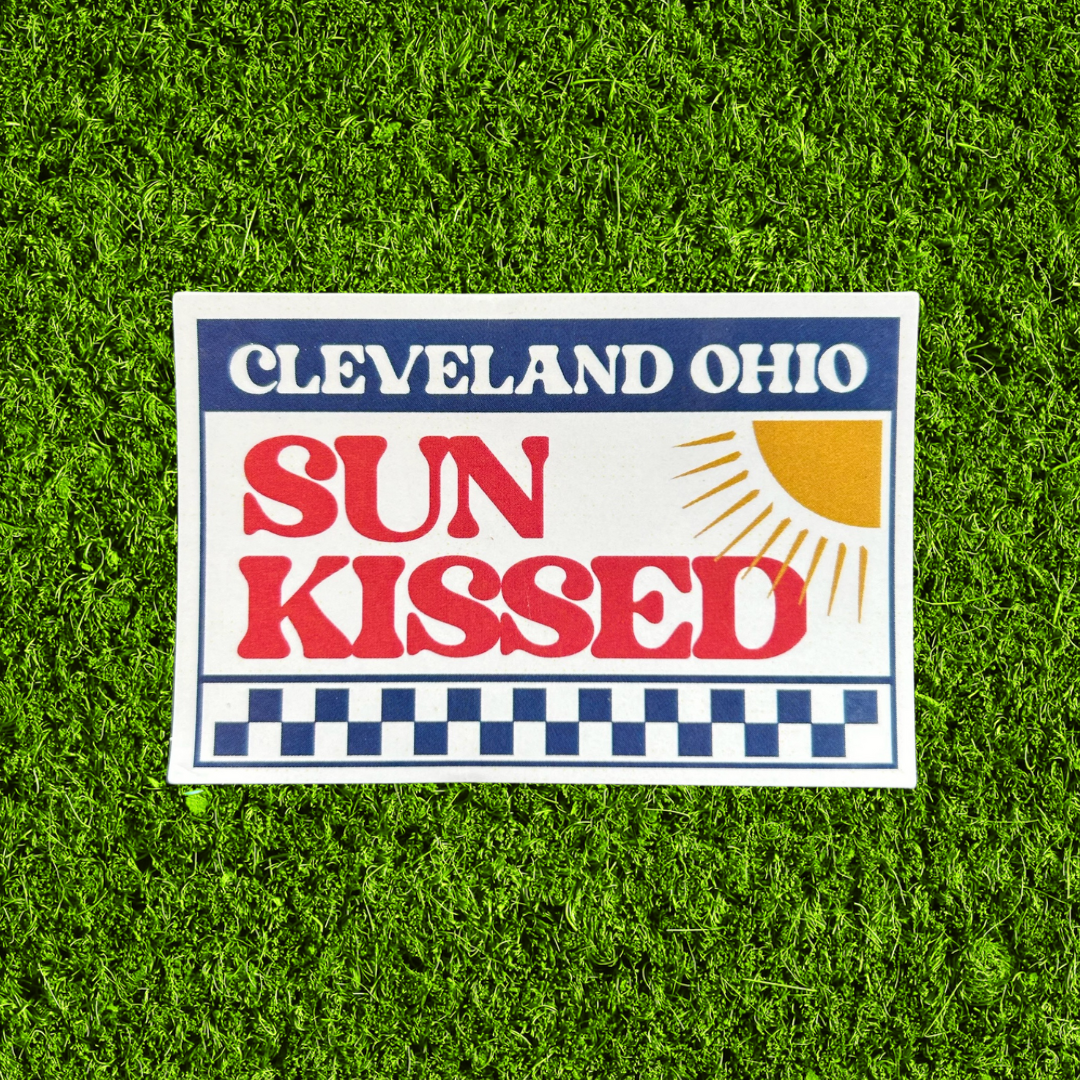 Sun Kissed Cleveland Ohio Sticker