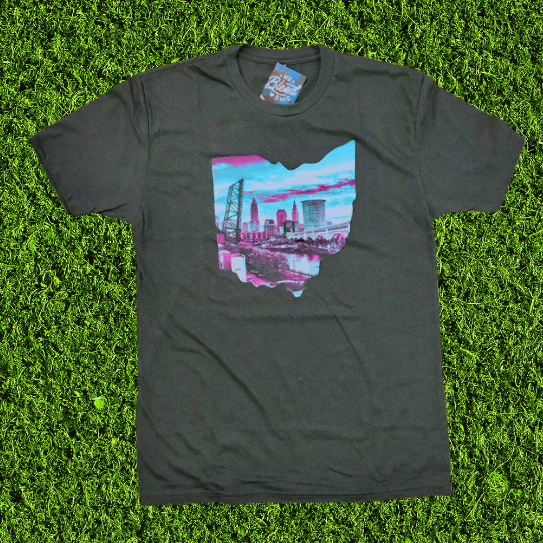 Cleveland City Scape Ohio T Shirt