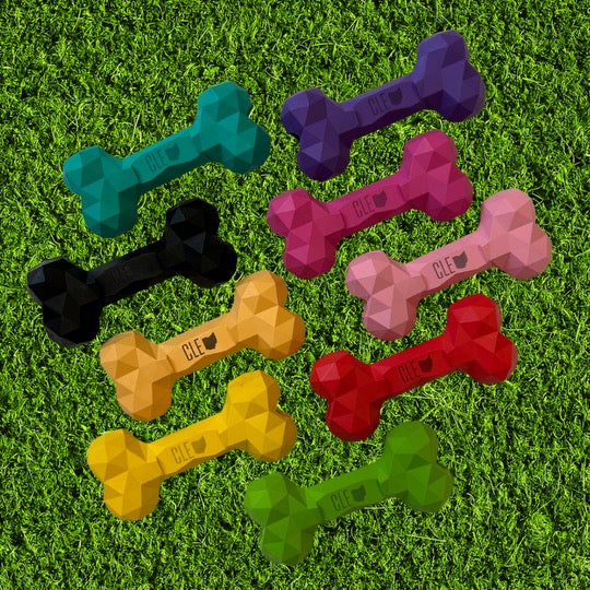 CLE Rubber Bone Dog Toy