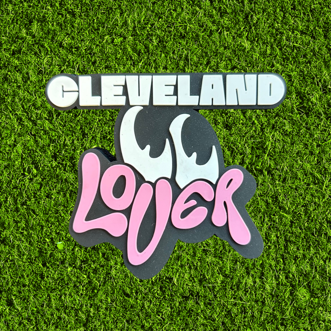 Cleveland Lover Dimensional Rubber Magnet