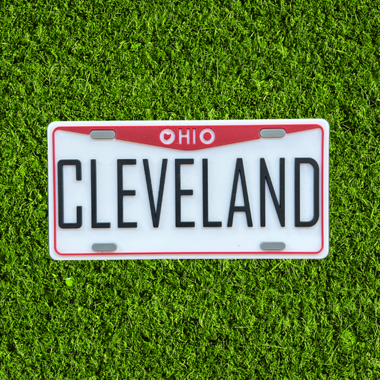 Ohio License Plate Dimensional Rubber Magnet