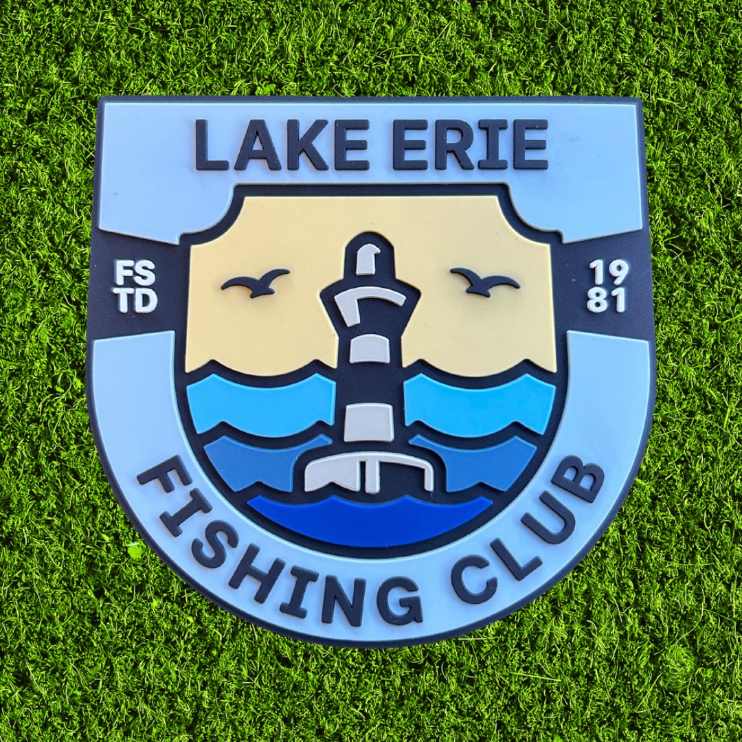 Lake Erie Fishing Club Dimensional Rubber Magnet