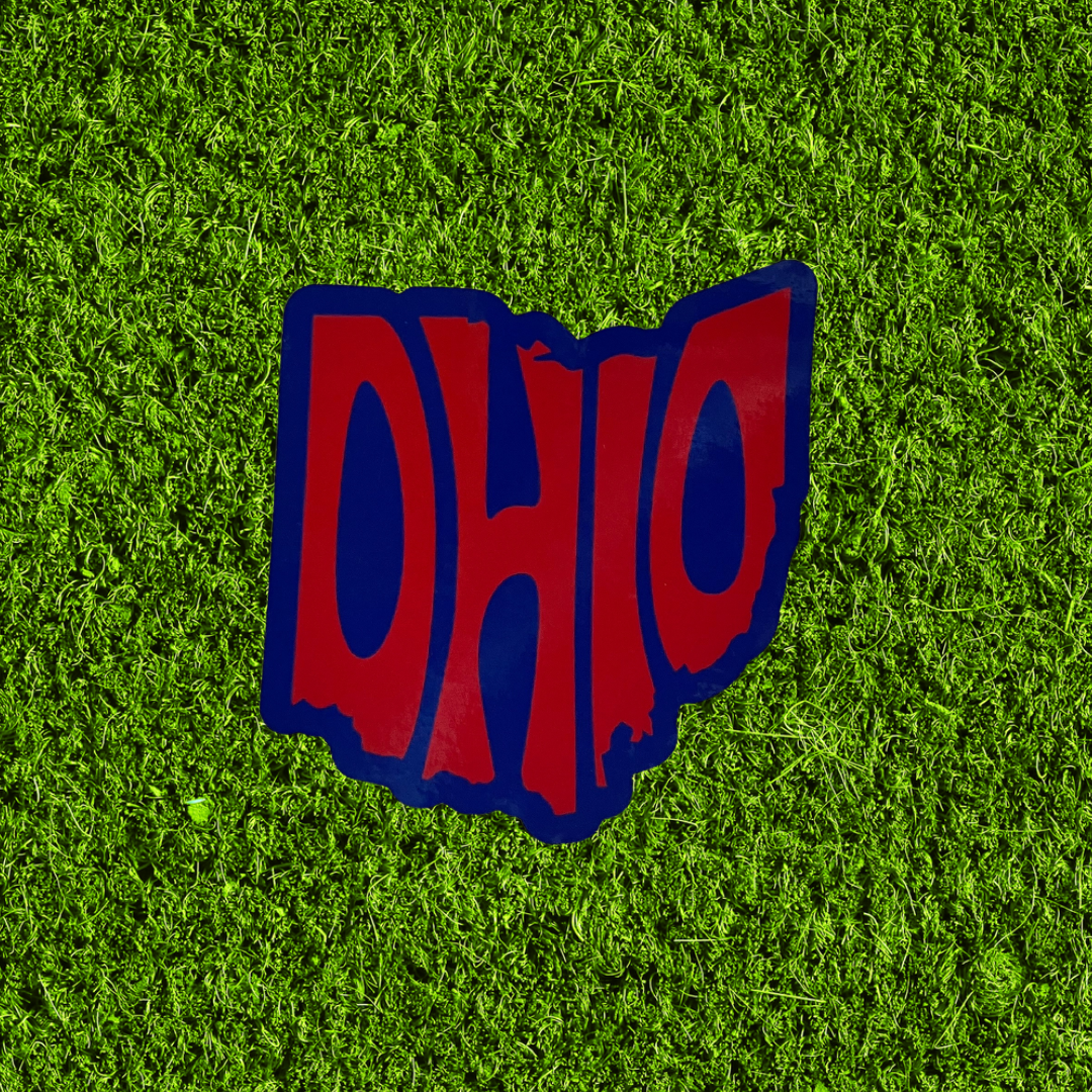 Cleveland Baseball Colors Ohio Sticker