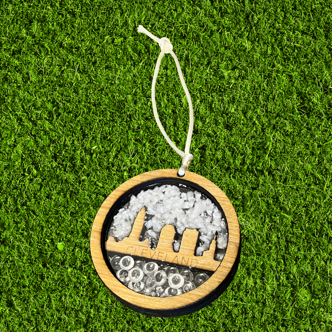 Skyline Snow Globe Ornament