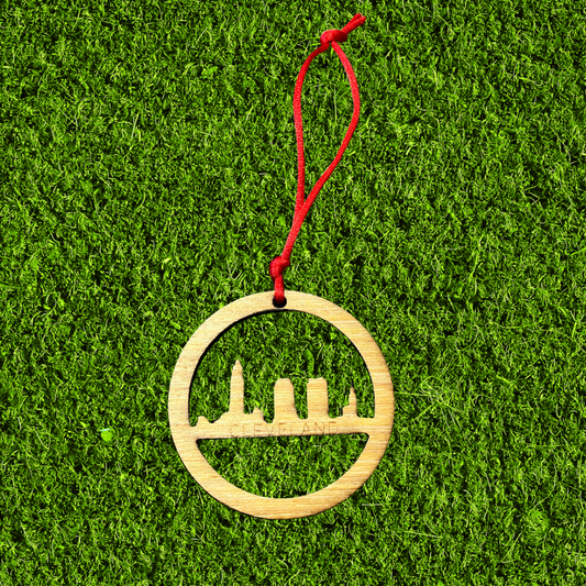 Skyline Wooden Ornament