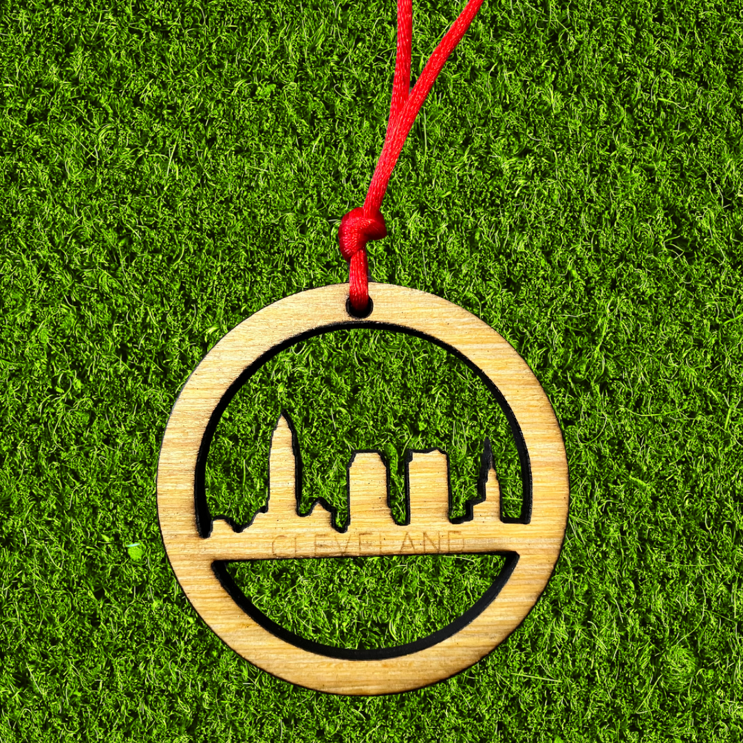 Skyline Wooden Ornament