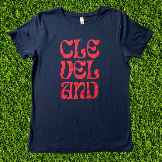 Women's CLE VEL AND Crew Tee