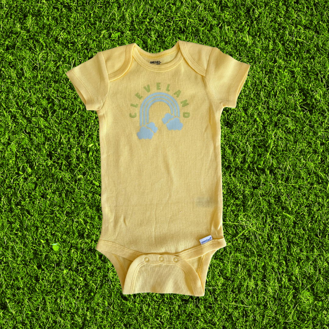 Cleveland Blue Rainbow Baby Onesie